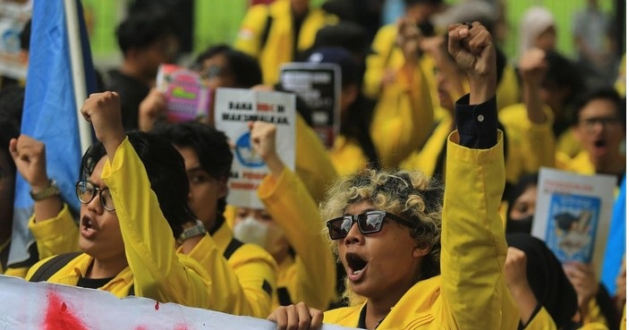 Demo BEM UI di Bundaran HI, Pengendara Diminta Cari Rute Alternatif