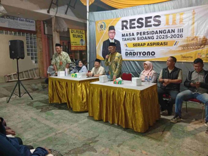 Serap Aspirasi di Grogol Selatan, Anggota Komisi A DPRD DKI Dadiyono Tampung Keluhan Warga