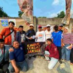 Pererat Silaturahmi Warga, Karang Taruna RW 09 Grogol Selatan Gelar ‘Gruduk Empang’