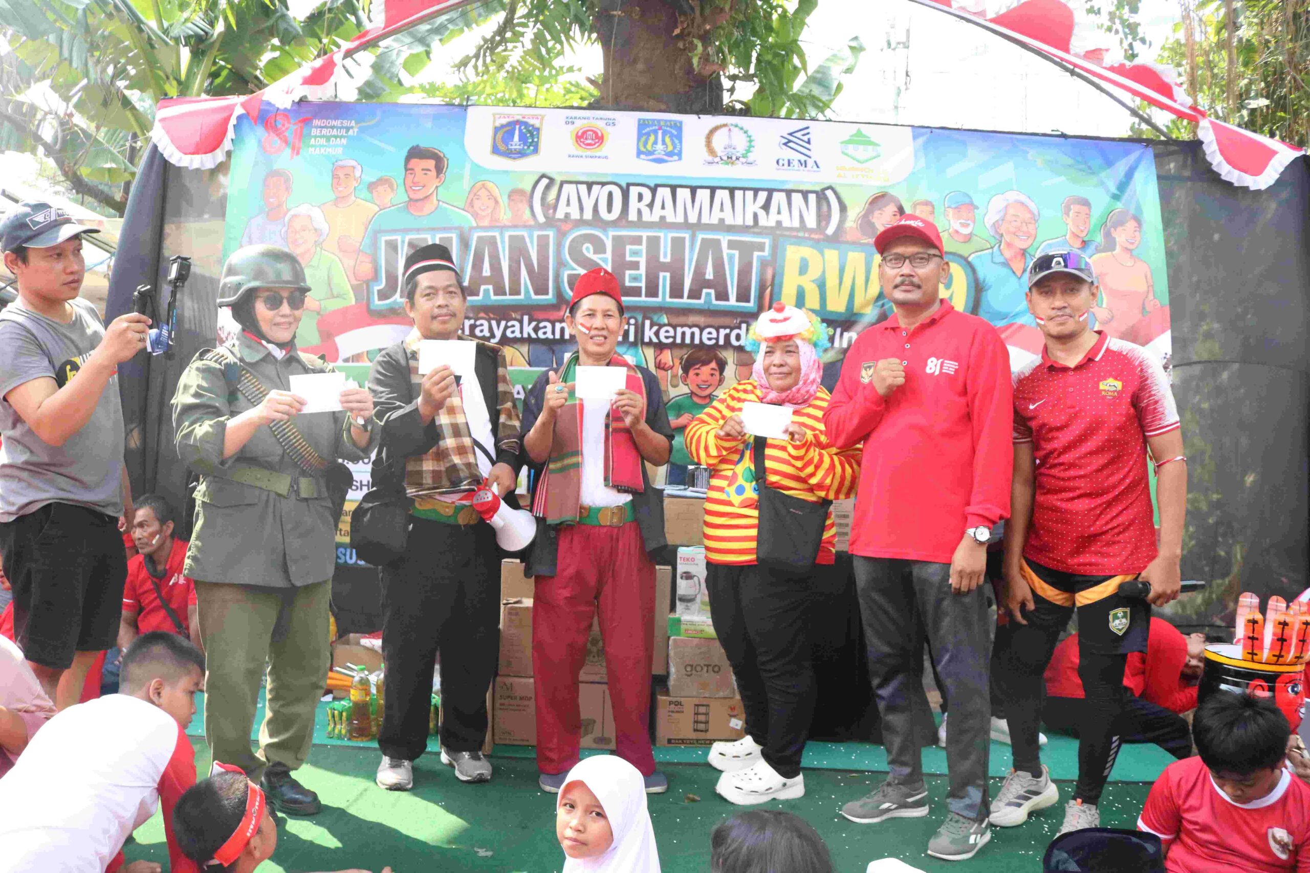 Semarak Peringatan HUT RI ke-81, 1.100 Warga RW 09 Grogol Selatan Ikuti Jalan Sehat jalan sehat perdana rw 09 grogol selatan 17 agustus 2026 2