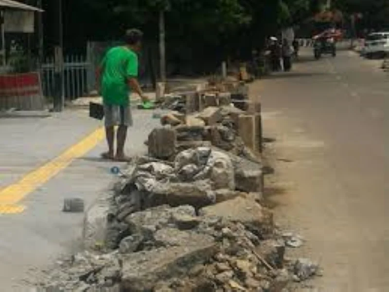 Pedestrian di Bintaro Jaksel Mulai Ditata Ulang