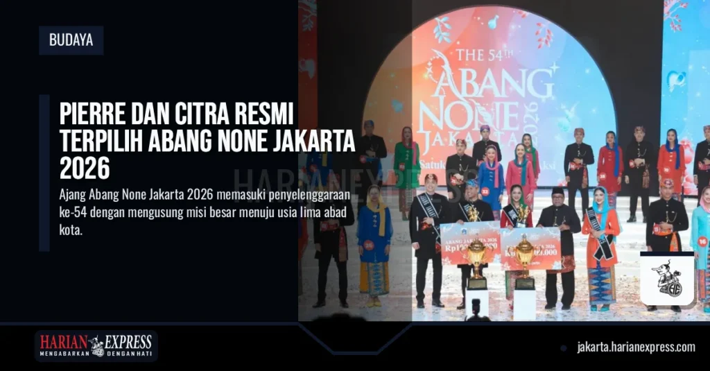Pierre dan Citra Resmi Terpilih Abang None Jakarta 2026