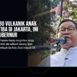 Sebaran Abu Vulkanik Anak Krakatau Tiba di Jakarta, Ini Imbauan Gubernur