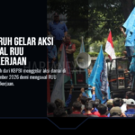 50 Ribu Buruh Gelar Aksi Damai Kawal RUU Ketenagakerjaan