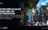 50 Ribu Buruh Gelar Aksi Damai Kawal RUU Ketenagakerjaan