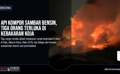 Api Kompor Sambar Bensin, Tiga Orang Terluka di Kebakaran Koja