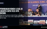 Penindakan Rokok Ilegal di Jakarta Capai 59,8 Juta Batang