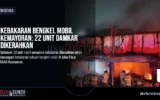 Kebakaran Bengkel Mobil Kemayoran: 22 Unit Damkar Dikerahkan