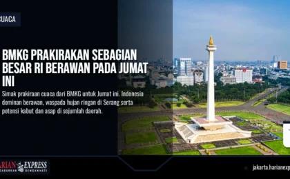 BMKG Prakirakan Sebagian Besar RI Berawan pada Jumat Ini