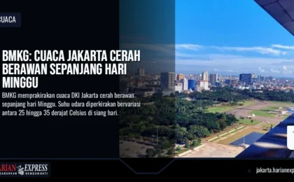 BMKG: Cuaca Jakarta Cerah Berawan Sepanjang Hari Minggu