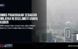 BMKG Prakirakan Sebagian Wilayah RI Diselimuti Udara Kabur