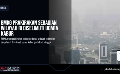 BMKG Prakirakan Sebagian Wilayah RI Diselimuti Udara Kabur
