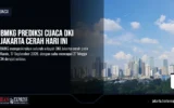 BMKG Prediksi Cuaca DKI Jakarta Cerah Hari Ini