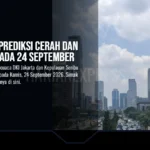 Jakarta Diprediksi Cerah dan Berawan pada 24 September