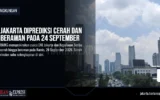 Jakarta Diprediksi Cerah dan Berawan pada 24 September