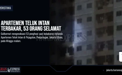 Apartemen Teluk Intan Terbakar, 53 Orang Selamat