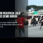 Polda Metro Rekayasa Lalu Lintas Imbas Demo Buruh Jakarta