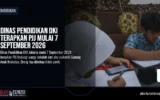 Dinas Pendidikan DKI Terapkan PJJ Mulai 7 September 2026