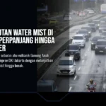 Penyemprotan Water Mist di Jakarta Diperpanjang Hingga 8 September