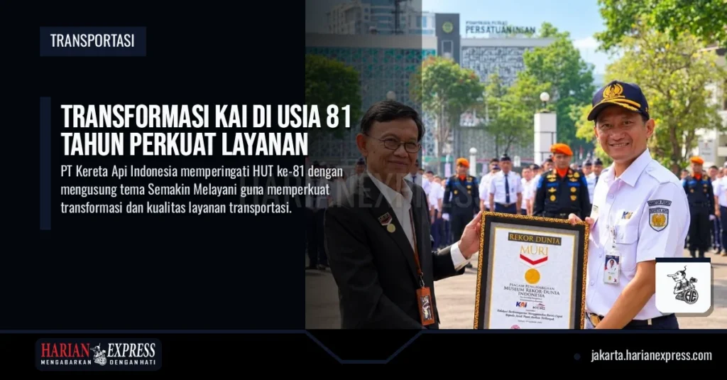 Transformasi KAI di Usia 81 Tahun Perkuat Layanan