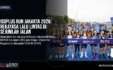 ISOPLUS Run Jakarta 2026: Rekayasa Lalu Lintas di Sejumlah Jalan