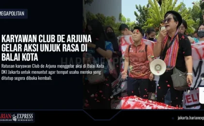Karyawan Club de Arjuna Gelar Aksi Unjuk Rasa di Balai Kota Karyawan Club de Arjuna Gelar Aksi Unjuk Rasa di Balai Kota