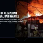 Kebakaran di Kebayoran Lama Berasal dari Warteg