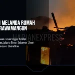 Kebakaran Melanda Rumah Tinggal di Rawamangun Jaktim