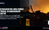 Kebakaran Melanda Rumah Tinggal di Rawamangun Jaktim