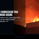 Kebakaran Hanguskan Tiga Rumah di Tanah Abang