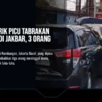 Mobil Listrik Picu Tabrakan Beruntun di Jakbar, 3 Orang Tewas