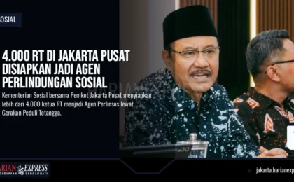 4.000 RT di Jakarta Pusat Disiapkan Jadi Agen Perlindungan Sosial