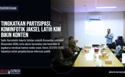 Tingkatkan Partisipasi, Kominfotik Jaksel Latih KIM Bikin Konten