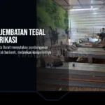 Komponen Jembatan Tegal Alur Difabrikasi