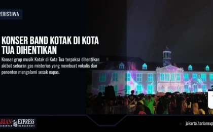 Konser Band Kotak di Kota Tua Dihentikan