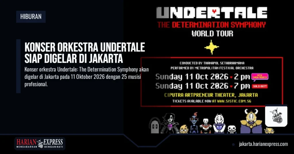 Konser Orkestra Undertale Siap Digelar di Jakarta