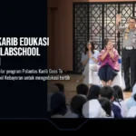 Polantas Karib Edukasi Siswa SMP Labschool Kebayoran