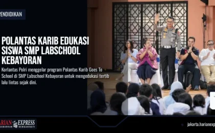 Polantas Karib Edukasi Siswa SMP Labschool Kebayoran