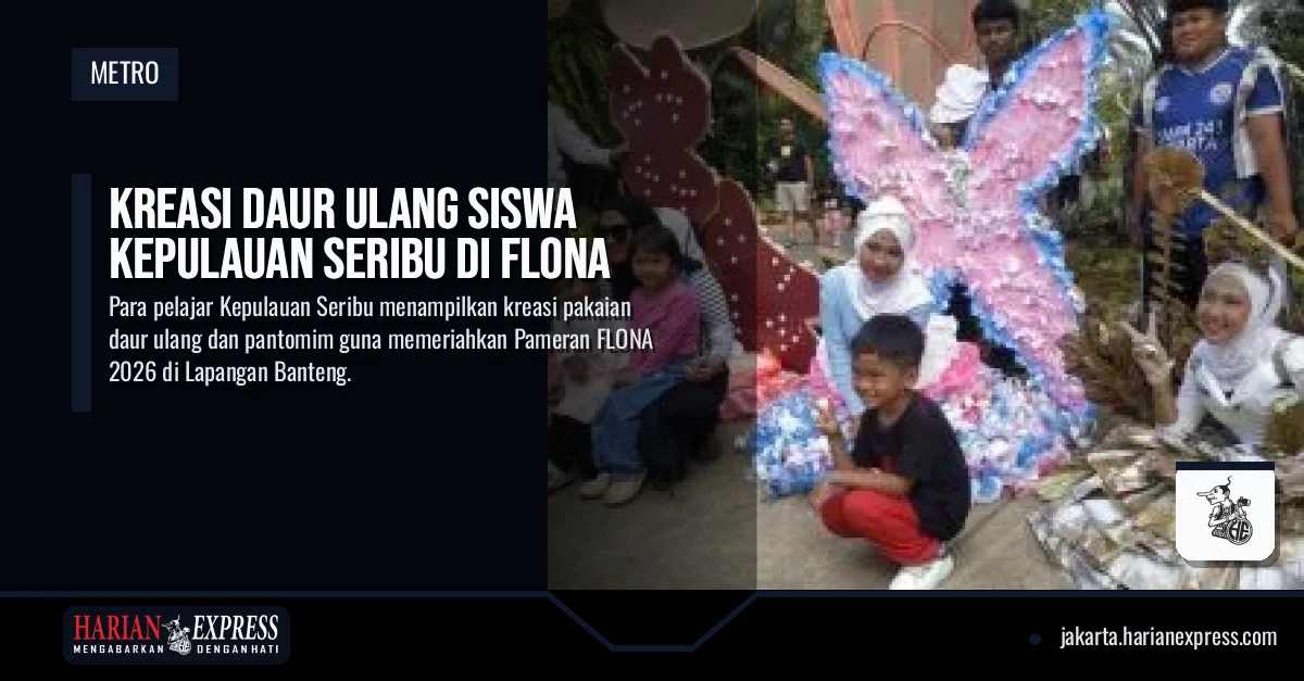 Kreasi Daur Ulang Siswa Kepulauan Seribu di FLONA
