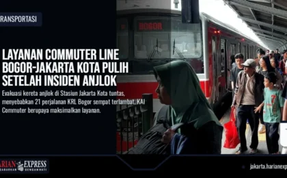 Layanan Commuter Line Bogor-Jakarta Kota Pulih Setelah Insiden Anjlok