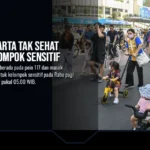 Udara Jakarta Tak Sehat untuk Kelompok Sensitif