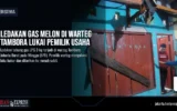 Ledakan Gas Melon di Warteg Tambora Lukai Pemilik Usaha