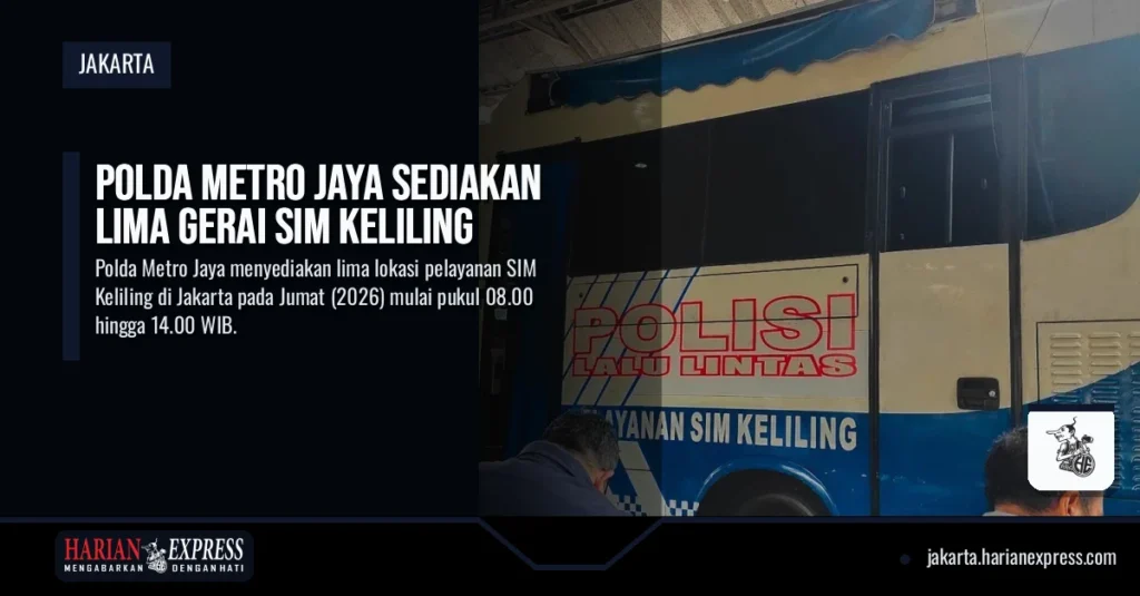 Polda Metro Jaya Sediakan Lima Gerai SIM Keliling