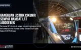 Gangguan Listrik Cikunir Sempat Hambat LRT Jabodebek