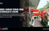 Mobil Damkar Tabrak Enam Kendaraan di Cakung