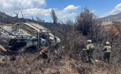 TNI Temukan Sopir Toraja dan Mobil Terbakar di Papua