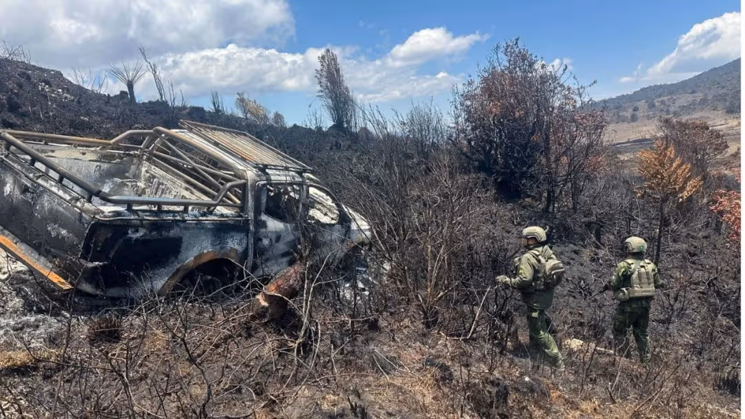 TNI Temukan Sopir Toraja dan Mobil Terbakar di Papua