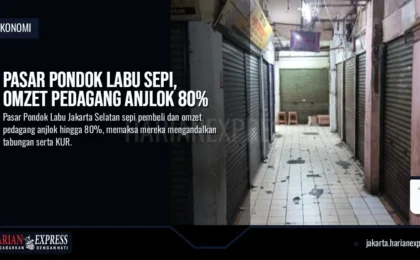 Pasar Pondok Labu Sepi, Omzet Pedagang Anjlok 80% Pasar Pondok Labu Sepi, Omzet Pedagang Anjlok 80%