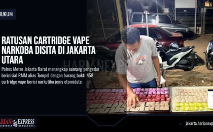 Ratusan Cartridge Vape Narkoba Disita di Jakarta Utara Ratusan Cartridge Vape Narkoba Disita di Jakarta Utara
