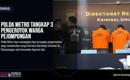 Polda Metro Tangkap 3 Pengeroyok Warga Pejompongan